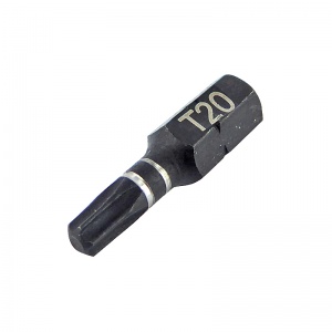 Torx T20 x 25mm Impact Insert Bit Pack of 12